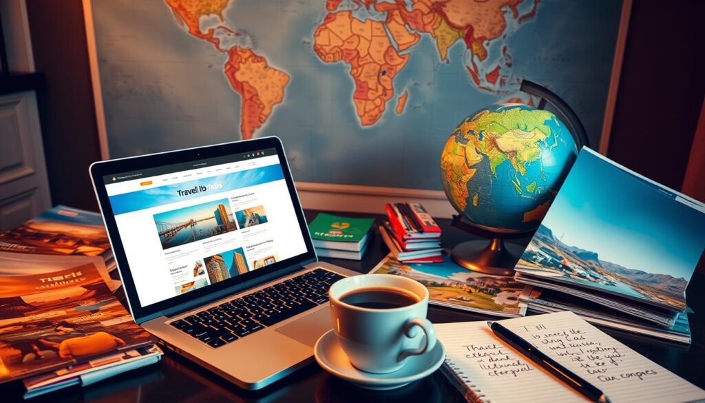 Online travel guides for destination research