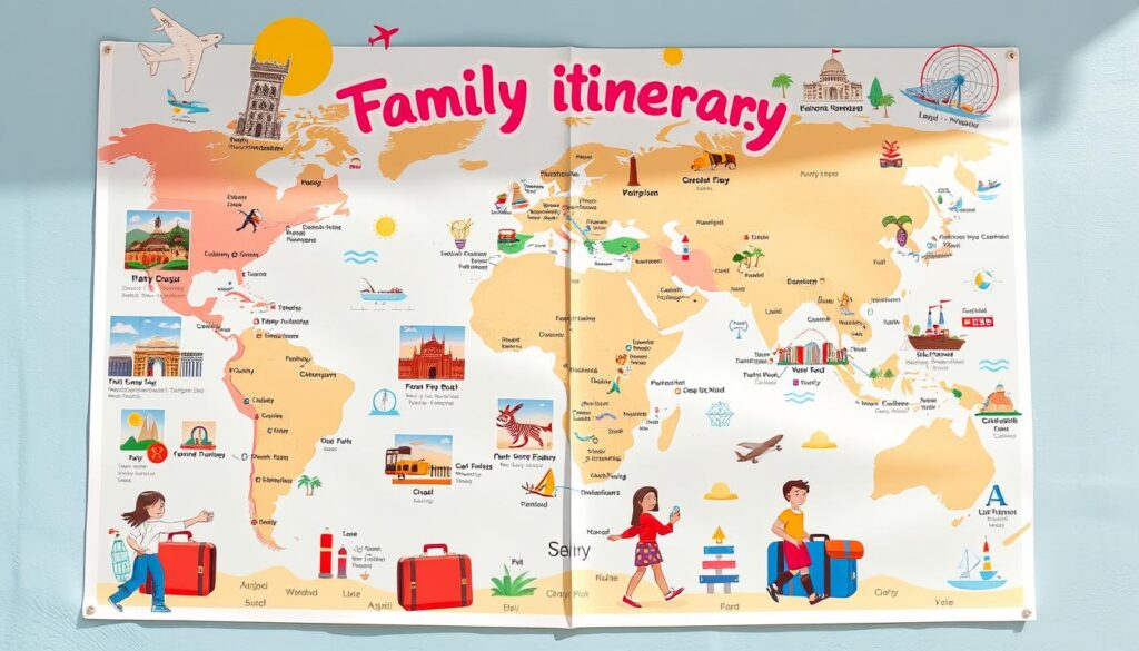 family travel itineraries